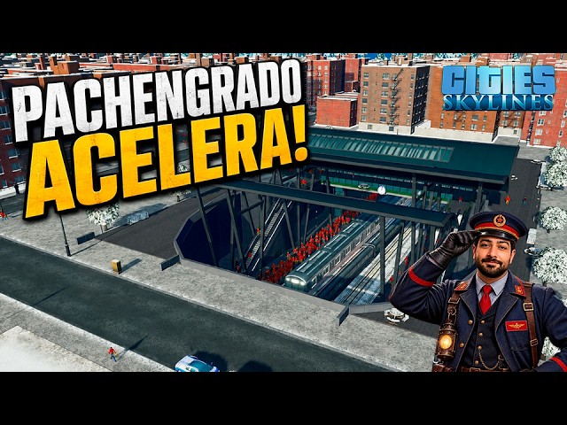 Trens e meios de transporte público | Cities Skylines #20