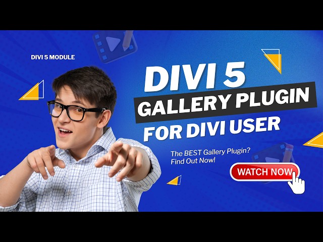 HappyDivi Gallery | This New Divi 5 Gallery Plugin is insanely Fast