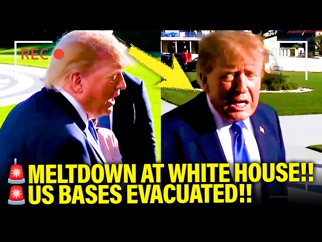 🚨Trump LOSES IT at WH as US BASES EVACUATED!!