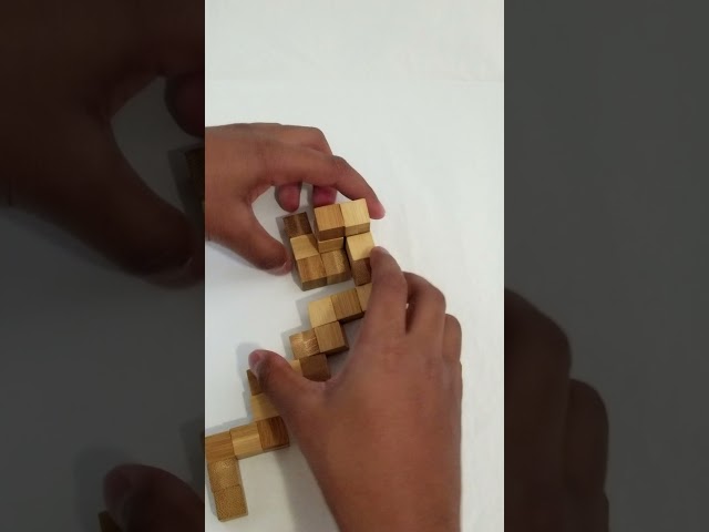 How to solve the Wooden Square Cube Puzzle