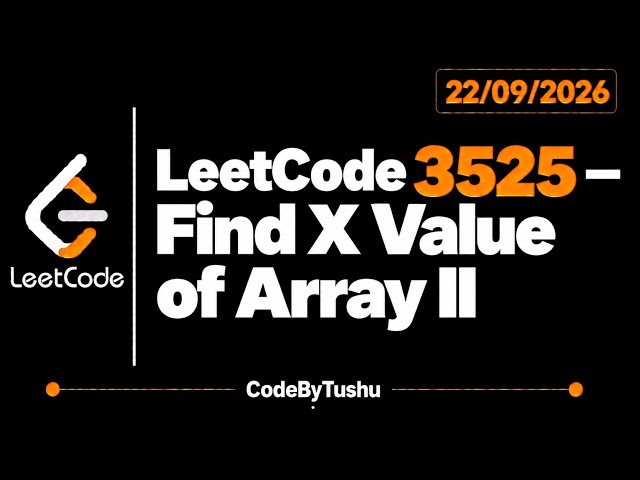 LeetCode 3525 | Find X Value of Array II | Java | Hard | Segment Tree | CodeByTushu