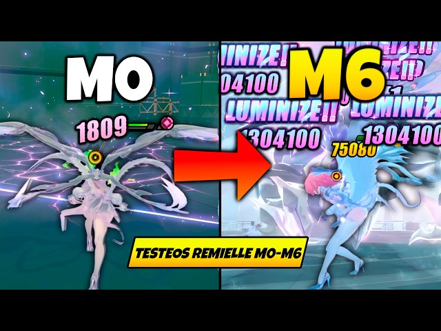 ⚠️SU GAMEPLAY Y DAÑO CAMBIA COMPLETAMENTE | Guia Dupes Remielle M0 a M6 | Zenless Zone Zero