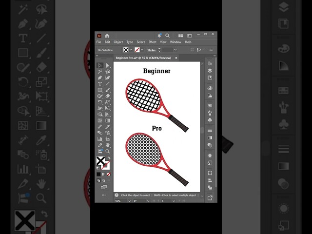 Illustrator Design Tutorial with Net Strings | #adobe #tutorial #illustrator