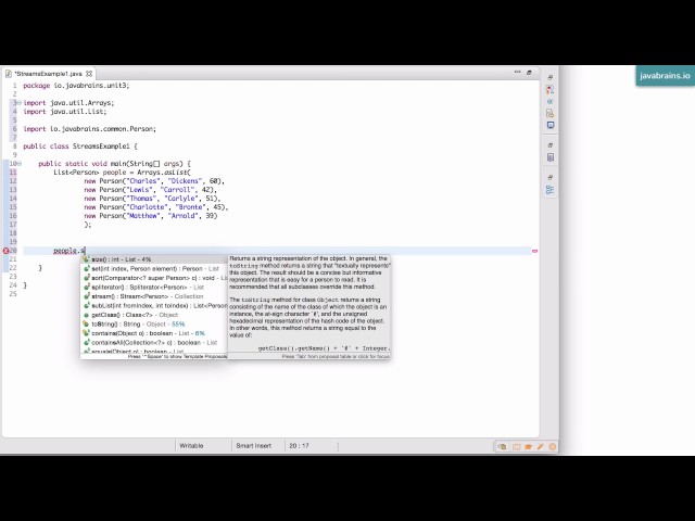 Java 8 Lambda Basics 23 - Introduction To Streams