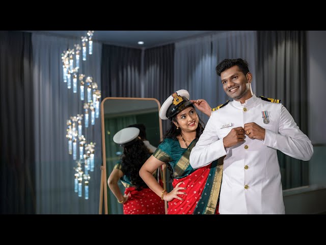 Indian Navy Couple Pre Wedding teaser - Gowtham & Mahalakshmi || Leaf the studio