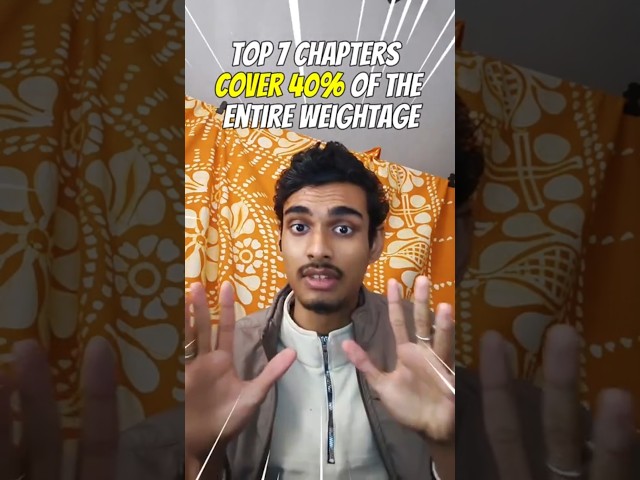 STOP Studying All 30 Chapters—Most Important Chapters for JEE Mains 2026 Chemistry 🔥