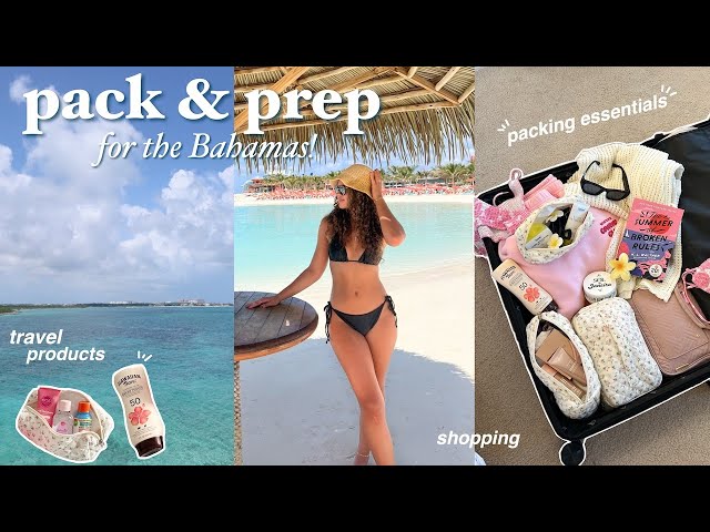PACK + PREP FOR THE BAHAMAS🥥 Amazon travel essentials, vacation outfits, & shopping!
