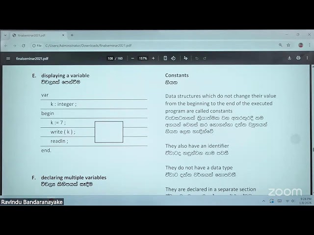 OL ICT - Pascal Programming day 02