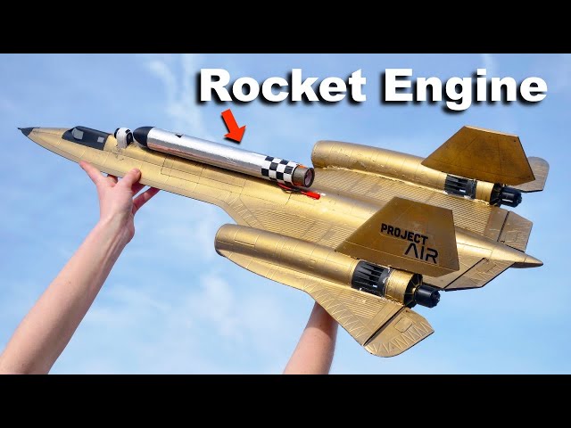 Building a HIGH SPEED RC Plane (SR-71)