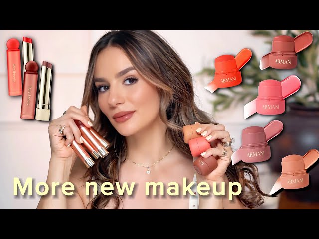 Armani Doci Blushes + Rare Beauty Soft Pinch Lip Oil || Tania B Wells
