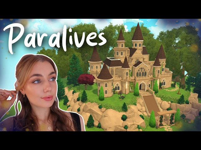 Building A Castle In Paralives │ My First Paralives Build! │ Speedbuild