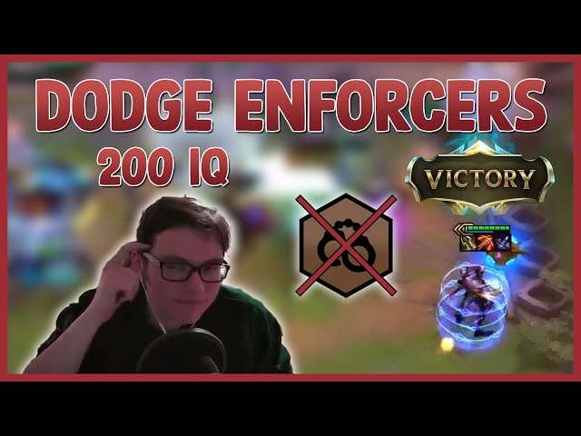 SpicyAppies 200 IQ play to dodge Enforcer stun on Shaco3 and win the game