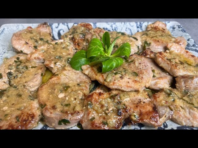 😀 Garlic Pork Tenderloin, delicious and easy to prepare!! #Spanishcooking #homecooking