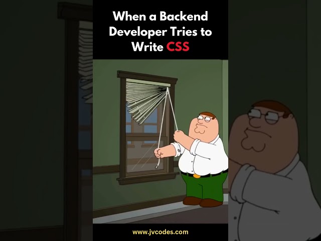 When a Backend Developer Tries to Write CSS