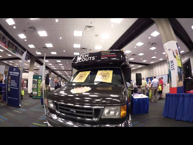 Inside the Vortex, the STEM Scouts Mobile Lab