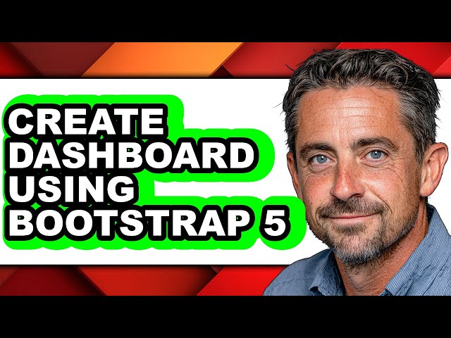 How to Create Dashboard Using Bootstrap 5 (full Guide)