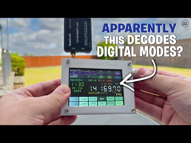 ATS Decoder Mega SDR Radio - Apparently it can decode digital modes!