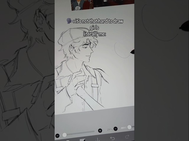 I can't draw girls its so hard #art #webtoon #marionetta #relatable #shorts #fyp #sahed #digitalart