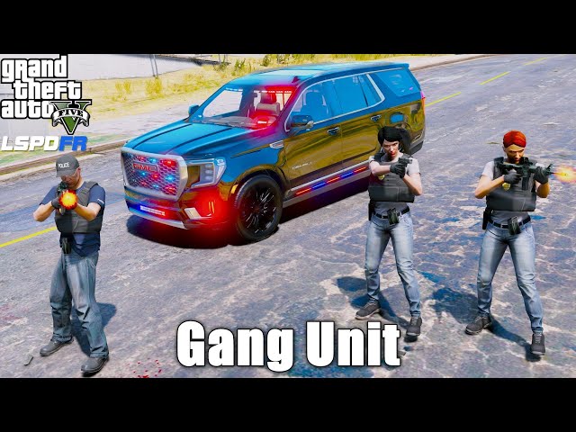 Police Gang Unit Chasing The Most Wanted Criminals In GTA 5 LSPDFR