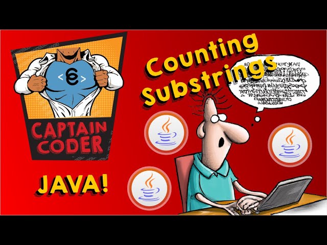 Clash of Code in Java  - Counting Substrings