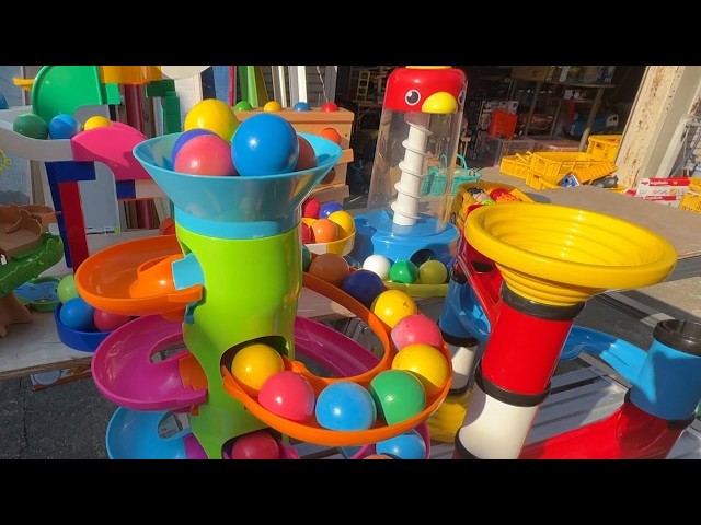 Marble Run Summer Festival ☆ Cooling Ball Rolling ASMR
