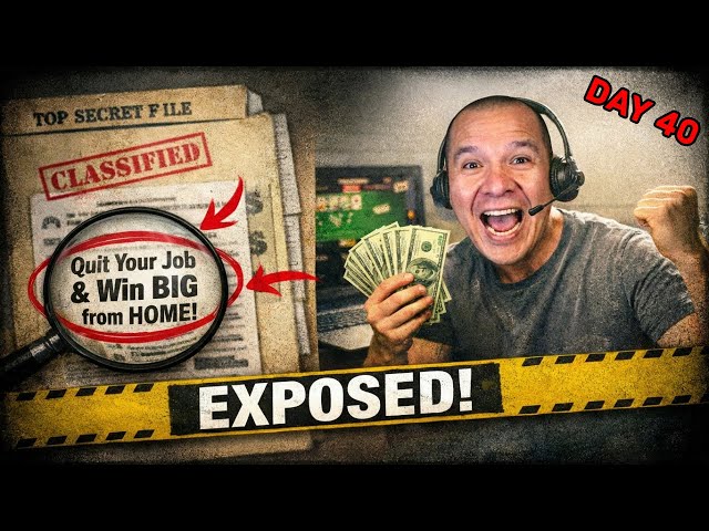 DAY 40: I Quit My Dead-End Job – Now I Gamble Online for a Living (And You Can Too!)