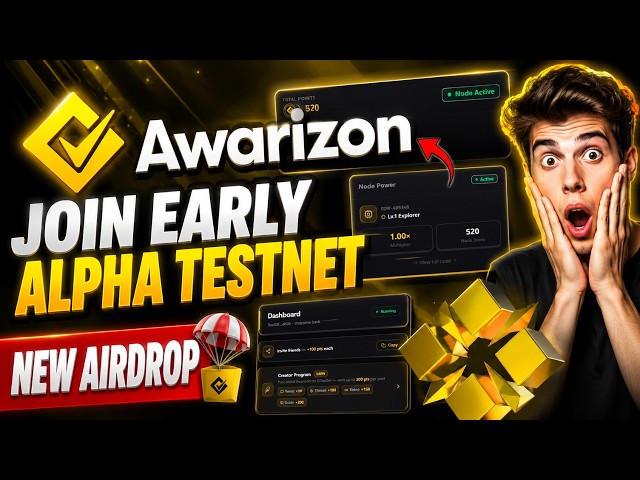 Awarizon Testnet Airdrop | Join Early Alpha | New Testnet Airdrop