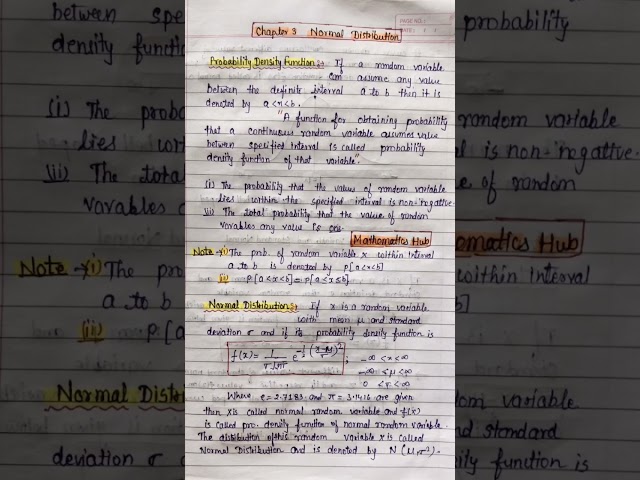 Probability density function