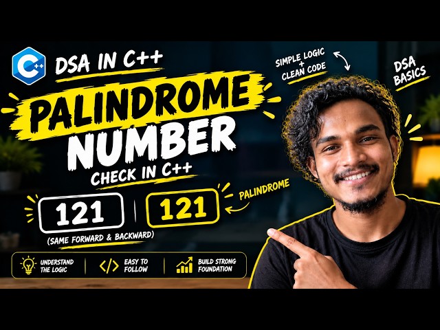 Is Your Number a Palindrome? 🤔 | Check It Using C++