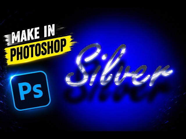 How to Make Silver Text Effect in Photoshop