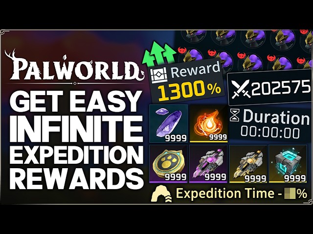 Palworld 1.0 - How to Get INFINITE Expedition Rewards Fast & Easy - Best Expeditions Farming Guide!