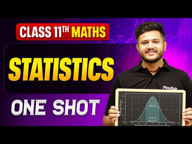Statistics Class 11 One Shot 🔥 | All Concepts + NCERT | Class 11 Maths Chapter 13
