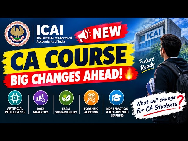 🚨 NEW CA COURSE — BIG CHANGES AHEAD! 🔥- All Questions Answered
