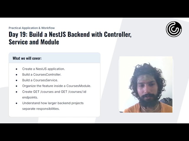 Build a NestJS Backend from Scratch | Controllers, Services & Modules Explained
