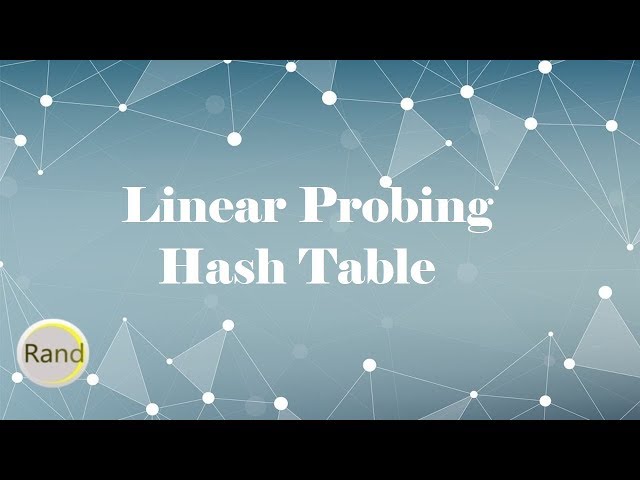Linear Probing Hash Table