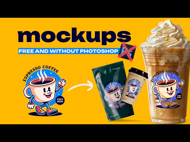 MOCKUPS: free and WITHOUT Photoshop! Where and how to use!