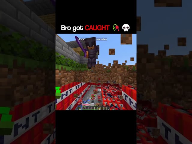 Minecraft Bro Got Caught Moment