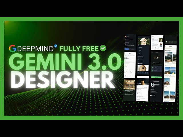 Gemini 3.0 Designer Is INSANE! Build Beautiful Websites and Apps In Minutes FOR FREE!