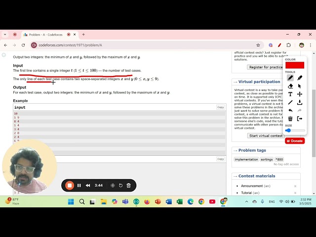 Solving of the Codeforces problem "My First Sorting Problem" using C++!