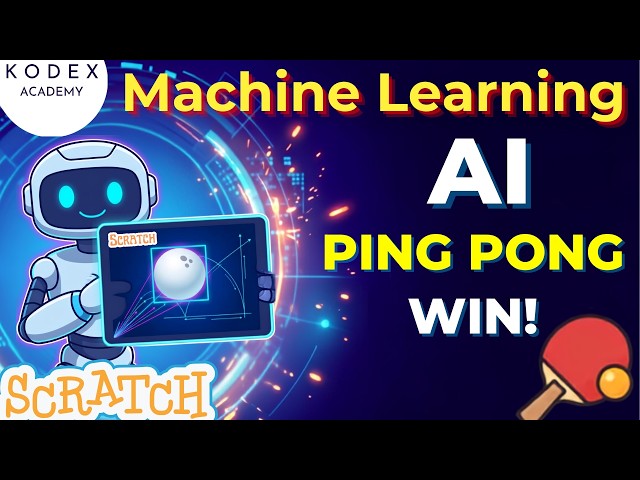Machine Learning for Kids |👉 AI Predicts Your Move! 🤖🏓Build an AI Ping Pong Game in Scratch