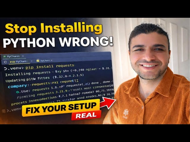 Stop Installing Python Wrong (PyCharm Setup That Actually Works)