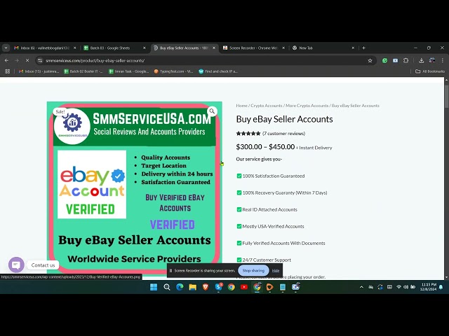Buy eBay Seller Accounts
