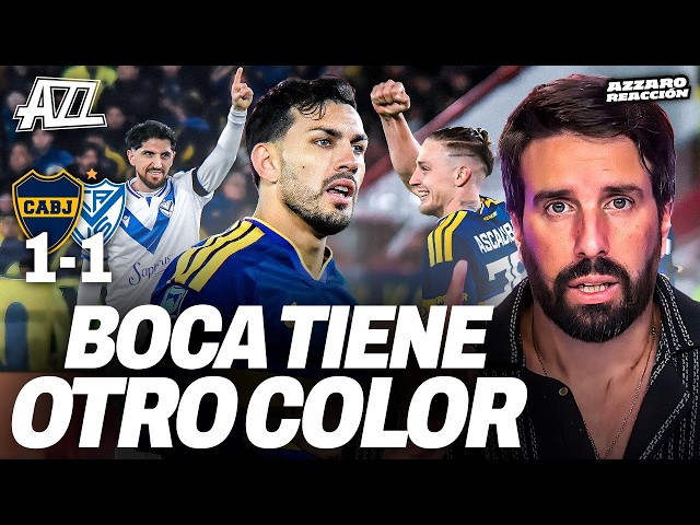 AZZARO REACCIÓN - BOCA EMPATÓ 1-1 CON VÉLEZ EN CANCHA DE HURACÁN