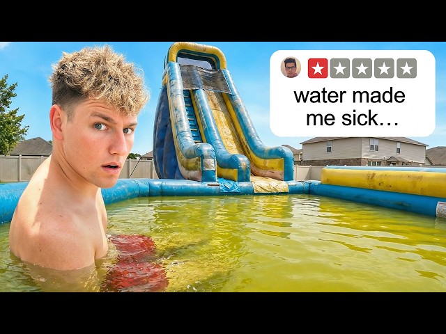 I Tested 1-Star vs 5-Star Waterslides!