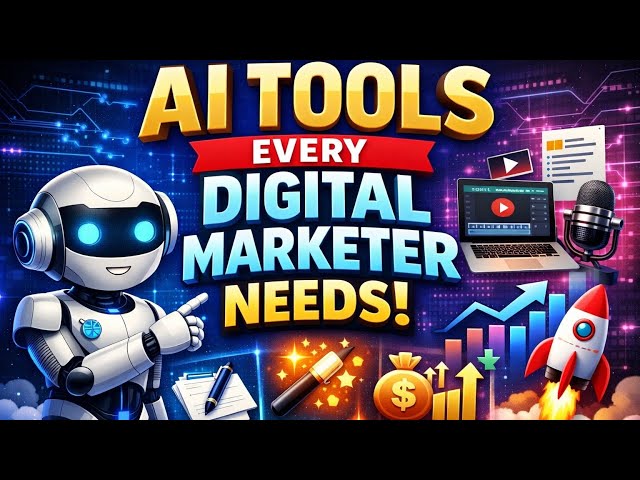 AI Tools Every Digital Marketer Needs 🤖🚀