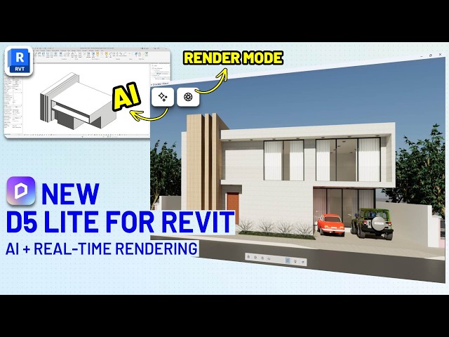 NEW D5 Lite for Revit | Full Intro & Real-Time Rendering Tutorial