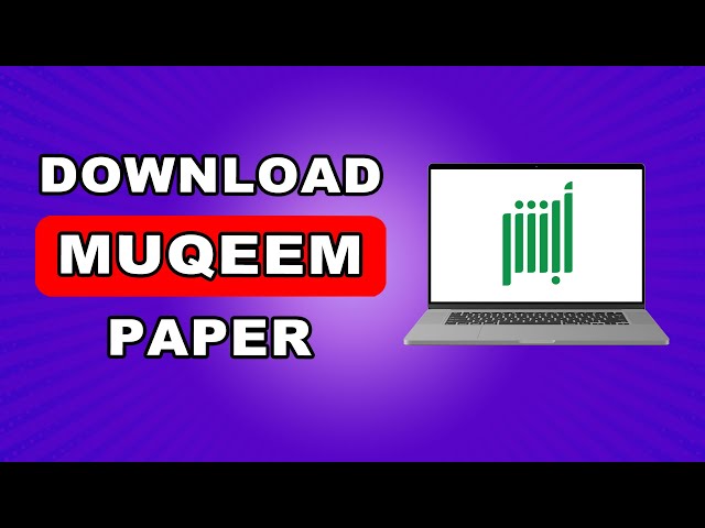 How To Download Muqeem Paper From Absher In Laptop