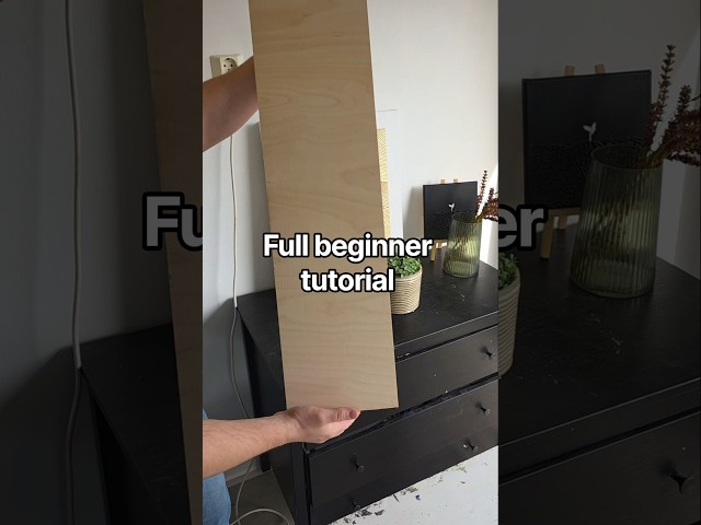 How to create textured art on plywood 🎨