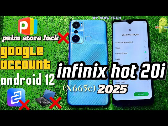 INFINIX HOT 20i (X665c)GOOGLE ACCOUNT ANDROID 12 NEW METHOD 2025