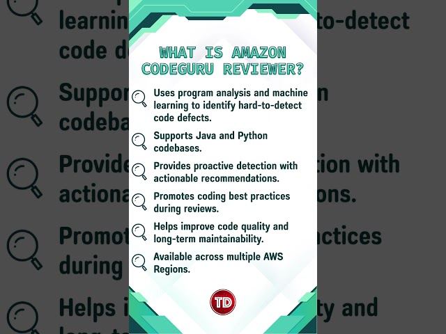 Amazon CodeGuru Reviewer: A Quick Overview #shorts